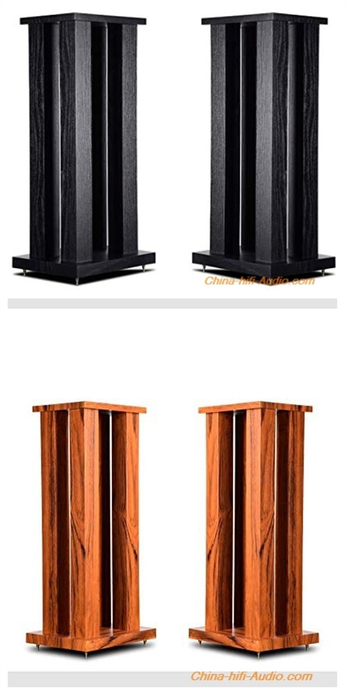 SoundArtist M5 Speaker Stands HiFi Audio MDF Loudspeaker Racks 24 inch - Click Image to Close